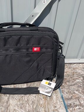 Black Laptop Briefcase - Slim Carry Bag